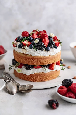 berry cake
